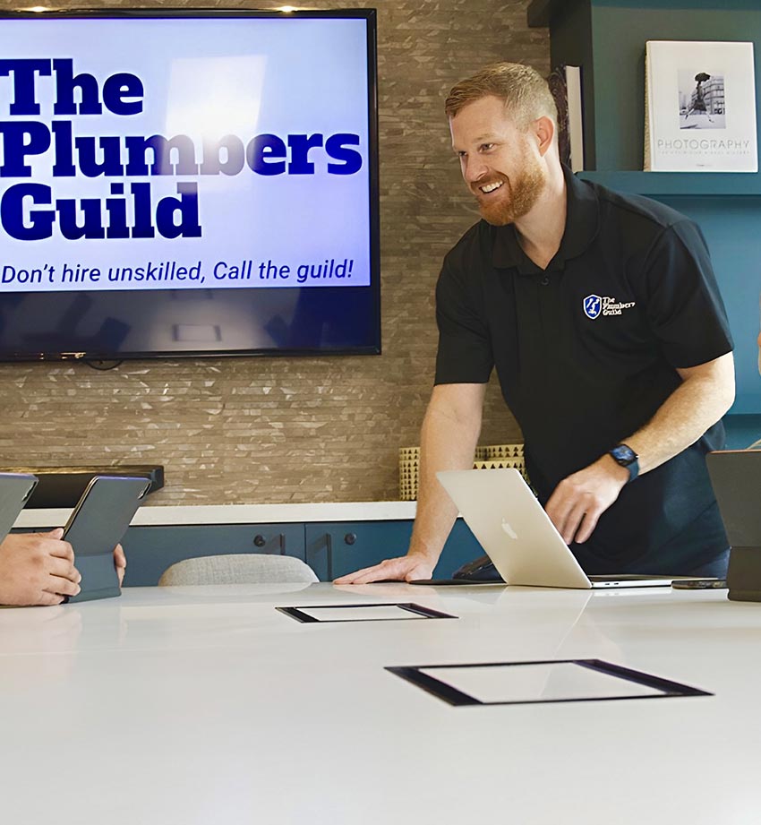 Corey W. at Work - The Plumbers Guild